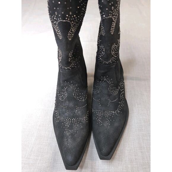 Roper Women's Crystal Bird Size 9.5 Pull On Boot - Picture 2 of 16